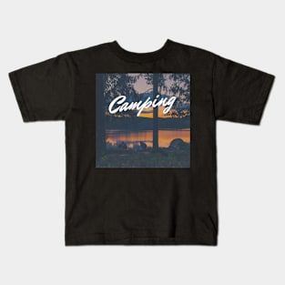 camping shirt Kids T-Shirt